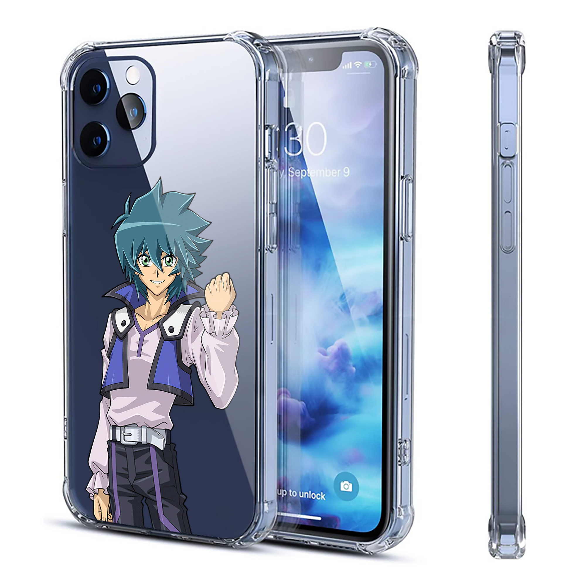 （画像用） 遊☆戯☆王 Yu-Gi-Oh! 【iPhone 12シリーズ対応】透明スマホケース（クリアソフトケース）